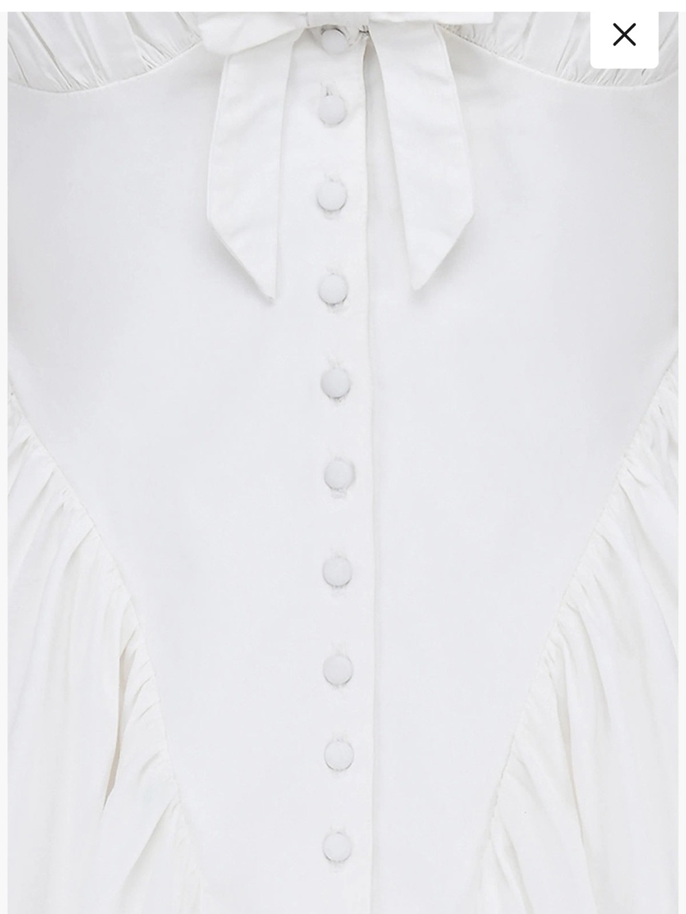 House of cb Emiliana Lace Trim Stretch Cotton Minidress - Picture 6 of 11